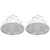 2pcs Folding Camp Stove Toaster Camping Toaster Rack Holder,Foldable Multi Purpose Convenience To Use Portable Folding Camp Stove Toaster for Outdoor Picnic for BBQ for Party view 1