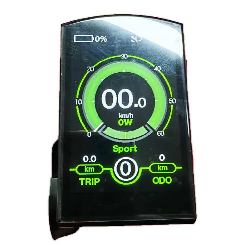 NULKOMMA KD986 ENGWE Ebike Display LCD Display Meter Control Panel 36V 48V Speedometer for Electric Bike Computer Waterproof Electric Bicycle Conversion Kit for Scooter E-Bike
