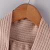 Long Open Front Cardigan for Kids Toddler Girls Solid Color Knitted Outwear Long Sleeve Thick Winter (Khaki, 4-5 Years) view 2