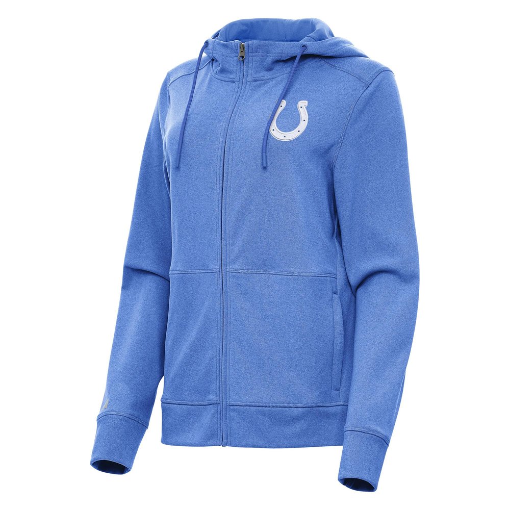 Antigua Women's Heather Royal Indianapolis Colts Seeker Full-Zip Hoodie Jacket