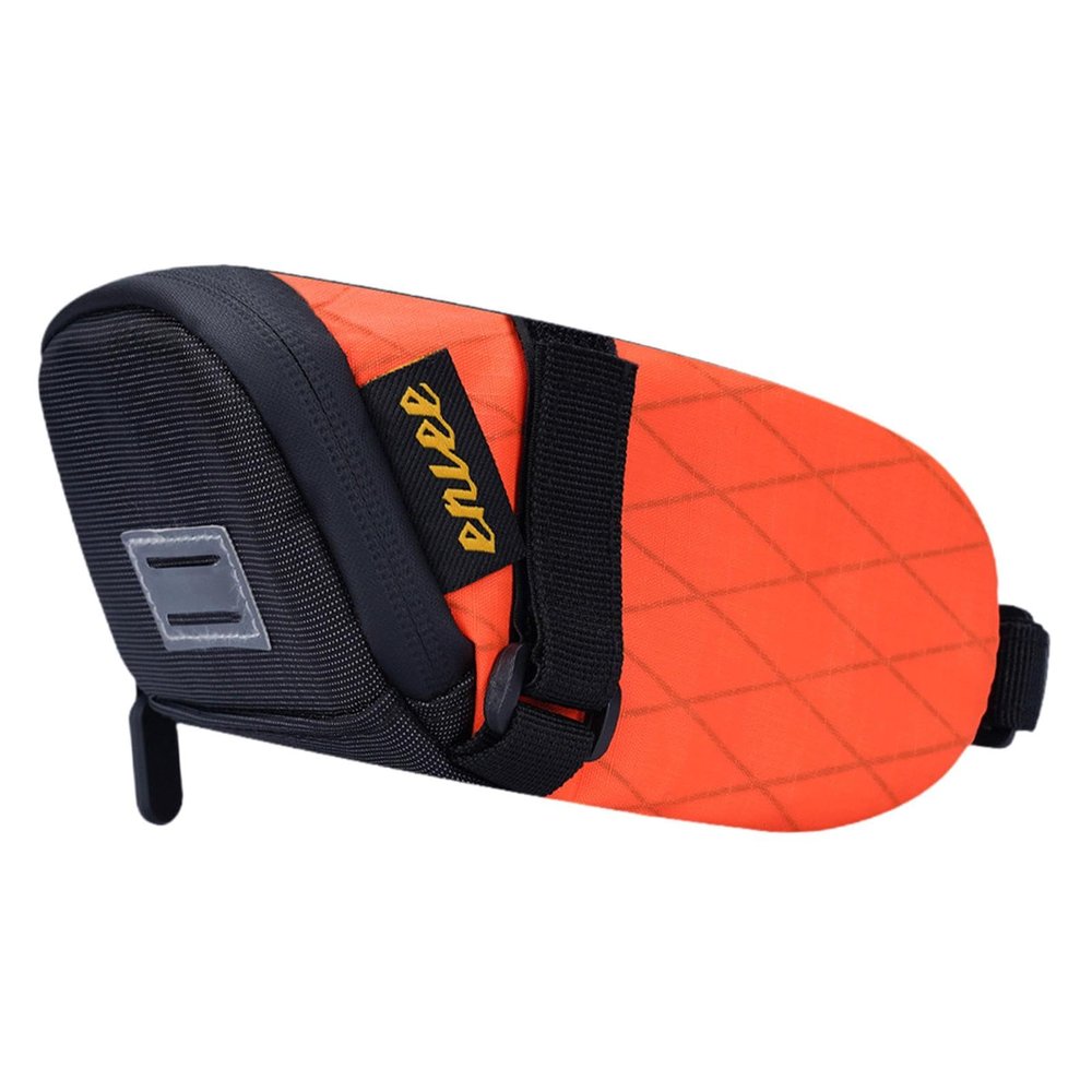 Aosekaa Bike Saddle Bag Cycling Tail Bag Portable Waterproof,Lightweight Bicycle Bag Under Seat Bag for Road Bicycle Biking, Orange