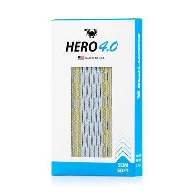 ECD Lacrosse Hero 4.0 Mesh (Golden Yellow Storm Striker Semi-Soft)