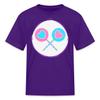 Spreadshirt Share Bear Halloween Costume Belly Kid's T-Shirt, M, Purple view 1