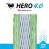 ECD Lacrosse Hero 4.0 Mesh (Neon Green Storm Striker Semi-Soft) view 2