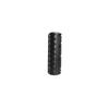 HomeStock Vibrating Foam Roller - Black Muscle Recovery Roller with Vibration & Storage - 19.5" Tri-Texture Massage Tool view 2