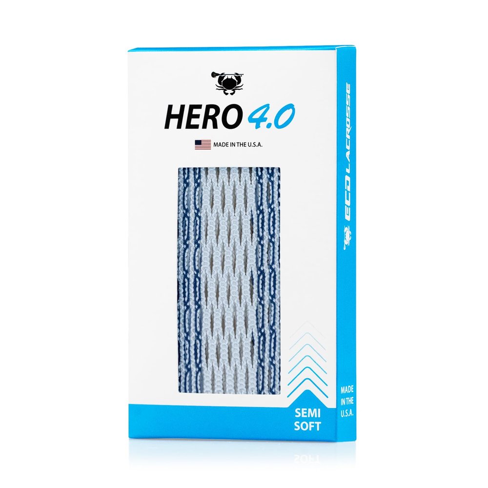 ECD Lacrosse Hero 4.0 Mesh (Navy Blue Storm Striker Semi-Soft)
