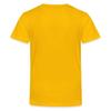Spreadshirt Yellow Mustard Costume Funny Couples Costumes Halloween Kids' Premium T-Shirt, Youth L, Sun Yellow view 3