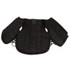 WGFOIP Equestrian Vest with One Piece Armor, Extended Padding, and Curved Outline Design, Black Protective Waistcoat for Shock Reduction, Equestrian (M) view 2