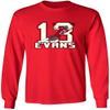 Long Sleeve Mike Evans 13 Tampa Bay Shirt T-Shirt Youth XL Red view 1
