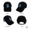 Desert Cactus University of California Los Angeles Baseball Hat Bruin Brimmed Embroidered Cap - Adjustable Cloth Strap Type A (US, Alpha, One Size, Black) view 3