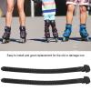 WGFOIP 15x2.5cm 2Pcs Ice Skates Roller Skates Repair Refurbishment Kit, PVC Speed Skating Energy Buckle Belt Fastener Strap Accessory Lightweight Portable Outdoor Accessories view 3