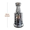 LNGODEHO 10inch Silver Ice Hockey Champion Trophy, Miniature Stanley Cup Replica, Chrome Silver Hockey Fans Players Coaches Collectors Gift view 2