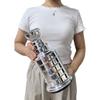 LNGODEHO 10inch Silver Ice Hockey Champion Trophy, Miniature Stanley Cup Replica, Chrome Silver Hockey Fans Players Coaches Collectors Gift view 4