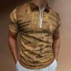Puxufody Vintage Maps of The United Kingdom Men's Short Sleeve Polo Shirts Sports Shirts, Golf Shirts view 2
