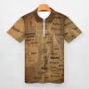 Puxufody Vintage Maps of The United Kingdom Men's Short Sleeve Polo Shirts Sports Shirts, Golf Shirts view 3