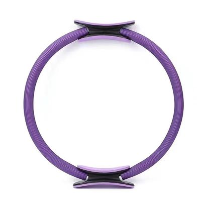 10xSport Pilates Ring Circle for Fitness & Yoga Toning Inner & Outer Thighs, Legs, Core Strength Lightweight, Non-Slip Resistance Equipment for Body Sculpting & Training Exercise Tool (Purple)