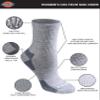 Dickies Women's Dri-Tech Advanced Moisture Wicking Mid-Crew Socks, Available in M-L (6,12 Pairs), White Assorted (12 Pairs), Medium view 3