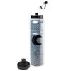 Cannon Sports 28oz Insulated Squeeze Water Bottle with Straw, Leak Proof Lids, 2 lids (Straw and Squeeze), Double Wall Insulation, Wide Mouth, BPA-Free (Black)