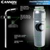 Cannon Sports 28oz Insulated Squeeze Water Bottle with Straw, Leak Proof Lids, 2 lids (Straw and Squeeze), Double Wall Insulation, Wide Mouth, BPA-Free (Black) view 2