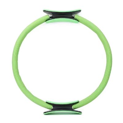10xSport Pilates Ring Circle for Fitness & Yoga Toning Inner & Outer Thighs, Legs, Core Strength Lightweight, Non-Slip Resistance Equipment for Body Sculpting & Training Exercise Tool (Green)