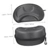 GALPADA Motorcycle Goggles Case Large Ski Glasses Case for Sunglasses Snow Goggles view 2