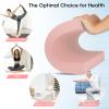 MBKHFLL Exercise Balance PadBalance Foam Mat for Physical Therapy Equipment & Strength Stability Training, Slip Resistant Foam Mat for Yoga, Pilates, MeditationGardening knee pads (Pink) view 4