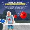 Dink Buddy - 3-in-1 Play Everywhere Pickleball Practice Set, Complete Bundle with 1 Collapsible 6-ft Pickleball Net, 3 Kelso + 3 Standard Balls, 2 Paddles, & 1 Drawstring Backpack view 2