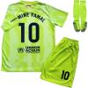 CEKFAX 2024/2025 Third #10 Football Soccer Kids Jersey Shorts Socks Set Youth Sizes (Green,16) view 1