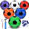 DHYLRICHER 6-Pack Christian Charity Donation Soccer Balls with Pump, Official Size 3, Deflated Bulk Set for Samaritan's Purse Operation Christmas view 1