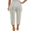 Zac & Rachel Women's Pull-On Slim Leg Crop Pant, Ivory/Navy, 14 view 4