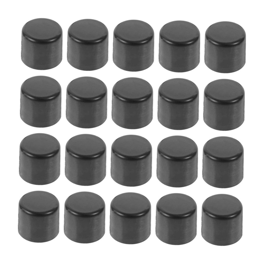 FAVOMOTO 20pcs Foosball End Caps Table Football Caps for Standard Foosball Tables Easy Replacement Made of Sturdy for Long-Lasting Use