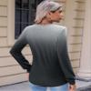 Kistore Women's Blouses Dressy Casual Crew Neck Long Sleeve Shirts for Women Tunic Tops for Leggings Printed Blouses XL view 3