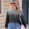 Kistore Women's Blouses Dressy Casual Crew Neck Long Sleeve Shirts for Women Tunic Tops for Leggings Printed Blouses XL view 4