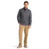 Izod Men's Button Mock Sweater, Iron Gate, XX-Large view 3
