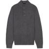 Izod Men's Button Mock Sweater, Iron Gate, XX-Large view 4