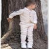 Boys Linen Suit Summer Black Vest Suits for Boy 3 Piece Slim Fit Kids Tuxedo Beach Wedding Outfit Linen Suit Vest Pants Set Size 5 view 4