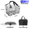 Upgrade Knee Scooter Baskets Accessory, Quick Release Removable Cloth Electric Scooter Basket, Scooter Basket for Knee Scooter Front, Fits Most Knee Scooter Walker Models and Scooter view 2