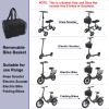 Upgrade Knee Scooter Baskets Accessory, Quick Release Removable Cloth Electric Scooter Basket, Scooter Basket for Knee Scooter Front, Fits Most Knee Scooter Walker Models and Scooter view 4