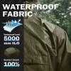 SWISSWELL Men's Rain Jacket Waterproof Lightweight Packable Pullover Windbreaker with Hood for Travel Hiking Golf view 2