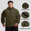 SWISSWELL Men's Rain Jacket Waterproof Lightweight Packable Pullover Windbreaker with Hood for Travel Hiking Golf view 4