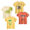 TABNIX Boys' 4-Pack Puppy Crocodile Short Sleeve Crewneck T-Shirts Top Tee 2-7 Years Toddler Boys' Value Pack Cotton T-Shirt view 1