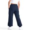 BOOPH Girls Sweatpants Kids Cotton Drawstring Joggers Athletic Pants with Pockets for Teen Girls Navy Blue 11-12 Years view 2