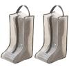 2Sets Shoe Bag Travel High Boot Storage Bags Boot Storage Bags With Transparently Window view 4