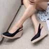High Waist Thermal Brushed Womens Leggings Skin Penetration Transparent Stirrup Slim Black Tights Outdoor Hiking Sandals (Black, 7) view 4
