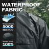 SWISSWELL Men's Rain Jacket Waterproof Lightweight Packable Pullover Windbreaker with Hood for Travel Hiking Golf view 2