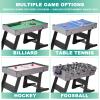 54" 4-in-1 Multi Game Table, Foldable Combo Game Table Set with Ping Pong, Hockey, Pool Billiards and Foosball for Adults, Home, Game Room, Friends & Family view 2