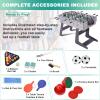 54" 4-in-1 Multi Game Table, Foldable Combo Game Table Set with Ping Pong, Hockey, Pool Billiards and Foosball for Adults, Home, Game Room, Friends & Family view 3