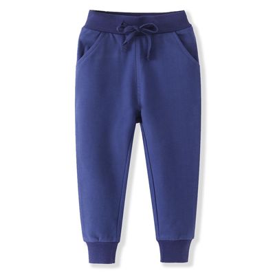 ACESTAR Toddler Boy Cartoon Pattern Cotton Sweatpants Drawstring Elastic Casual Jogger Pants with Pocket for Girl Athletic Pant for KidRoyal Blue,6T