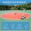 YQDDM Striping Line Marking Machine Court Line Tape Machine, Lane Marking Applicator with Drawing Circle Kit, Basketball Court Marking Tool Kit for Parking Lots, Workshops and Warning Lines view 2