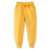 ACESTAR Toddler Boy Cartoon Pattern Cotton Sweatpants Drawstring Elastic Casual Jogger Pants with Pocket for Girl Athletic Pant for KidYellow,4T